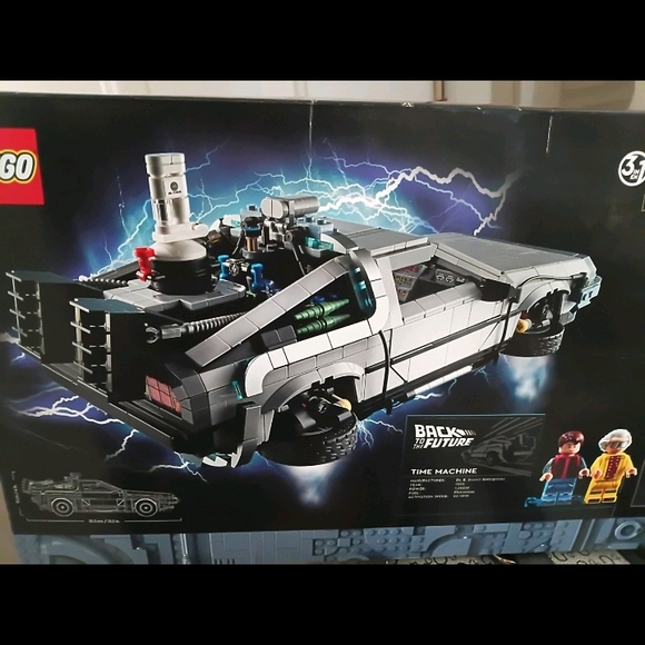  DeLorean Time Machine - Silver and Black
